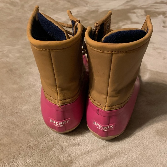 girls sperry duck boots